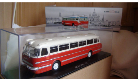 C 1 РУБЛЯ!!! Икарус 55 ClassicBus (1-й выпуск), масштабная модель, 1:43, 1/43, Ikarus