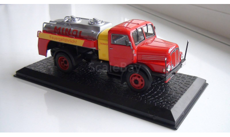 ИФА IFA S 4000-1 SW 7 заправщик MINOL 1957 красный/желтый ’Atlas’, масштабная модель, 1:43, 1/43