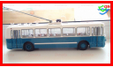 Троллейбус ЗиУ-5 1-й выпуск - Аквамарин, масштабная модель, 1:43, 1/43, Classicbus