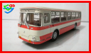 Автобус ЛиАЗ-677 бело-розовый. Ранний., масштабная модель, 1:43, 1/43, Classicbus