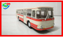 Автобус ЛиАЗ-677 бело-розовый. Ранний., масштабная модель, 1:43, 1/43, Classicbus