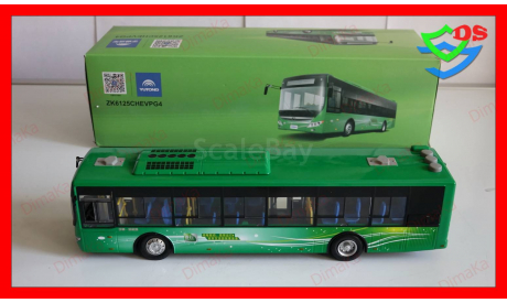Yutong ZK6125 Автобус Ютонг Автобусы, масштабная модель, China Promo Models, scale43