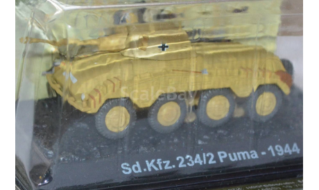 Sd.Kfz.234/2 Puma, журнальная серия Танки Мира 1:72, scale72