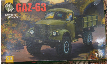 ГАЗ-63 раритет, сборная модель автомобиля, 1:72, 1/72, Military Wheels