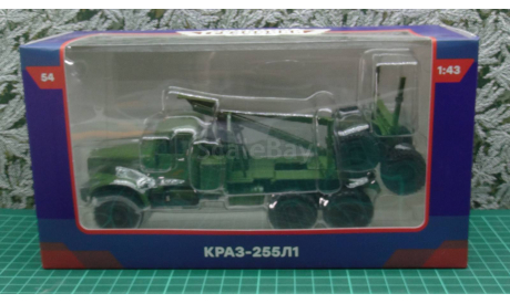 КРАЗ-255Л1 Легендарные грузовики СССР №54 MODIMIO, масштабная модель, scale43
