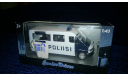 Микроавтобус полиция Финляндии Poliisi, масштабная модель, 1:43, 1/43, scan ditoy