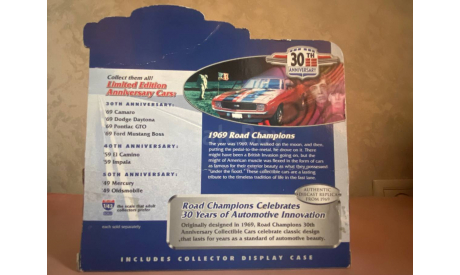 Ford Mustang Boss 302 1969 ROAD CHAMPS, масштабная модель, scale43