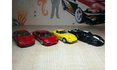 FERRARI НАБОРОМ 4 модели, журнальная серия Ferrari Collection (GeFabbri), Ferrari Collection (Ge Fabbri), scale43