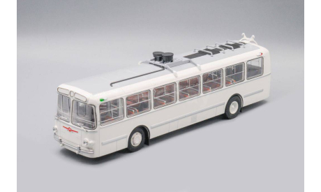Троллейбус ЗИУ 5 Иней (Белый) Demprice, масштабная модель, Classicbus, scale43