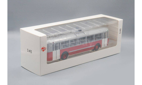 Троллейбус ЗИУ 5 Звезда (Красный) Demprice, масштабная модель, scale43