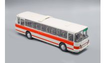 Автобус ЛАЗ 699Р Закат (Белый с красными полосами) Demprice, масштабная модель, scale43