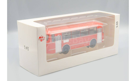 Автобус ЛАЗ 695Н Скарлет (Красный) Demprice, масштабная модель, Classicbus, scale43
