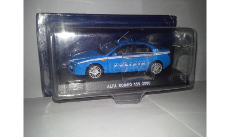 Alfa Romeo 159 2006, журнальная серия масштабных моделей, 1:43, 1/43, DeAgostini (Carabinieri - Полиция Италии)