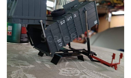 Надстройка Мусоровоз ко-415А 1:43, запчасти для масштабных моделей, AVD Models, scale43