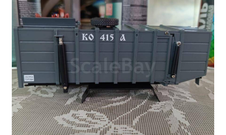 Надстройка Мусоровоз ко-415А 1:43, запчасти для масштабных моделей, AVD Models, scale43