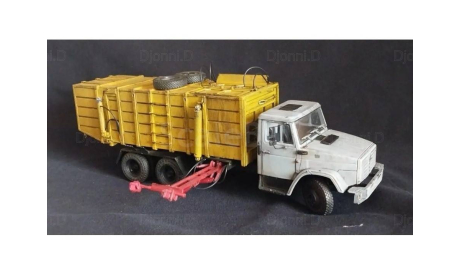 Надстройка Мусоровоз ко-415А 1:43, запчасти для масштабных моделей, AVD Models, scale43