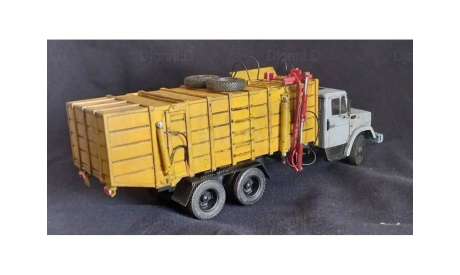 Надстройка Мусоровоз ко-415А 1:43, запчасти для масштабных моделей, AVD Models, scale43
