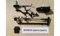 Двигатель+Карданы+Радиатор+Выхлоп КАМАЗ-53213/53212, запчасти для масштабных моделей, AVD Models, scale43
