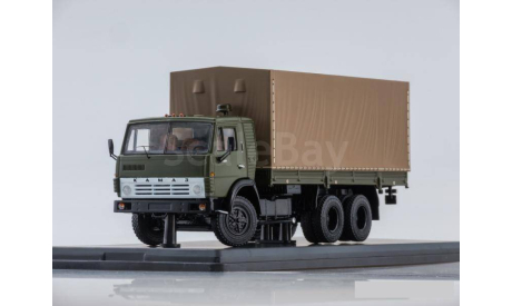 КАМАЗ-53212 бортовой (с тентом) ’SSM’ 1:43, масштабная модель, Start Scale Models (SSM), 1/43