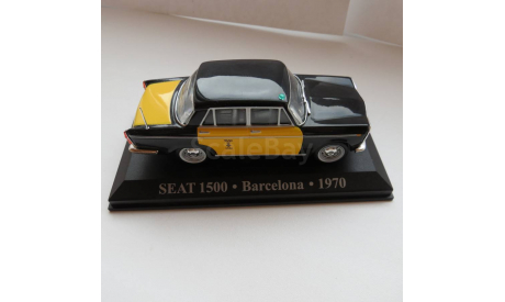 SEAT 1500 такси Барселоны, масштабная модель, Altaya Taxi, 1:43, 1/43