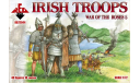 Redbox 72044 - Война Роз - Ирландские части, 1/72, миниатюры, фигуры, scale72