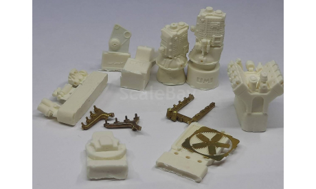 Двигатель Камаз 740, запчасти для масштабных моделей, UMI, scale43