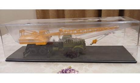 Автокран КС-4561 (257), хаки / желтый, масштабная модель трактора, Start Scale Models (SSM), scale43, КрАЗ