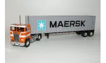FreightLiner COE (1979) - Maersk, масштабная модель, Altaya, scale43, Ford