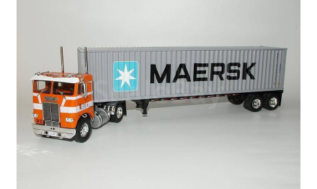FreightLiner COE (1979) - Maersk, масштабная модель, Altaya, scale43, Ford
