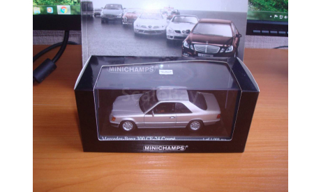Mercedes - Benz 300 CE -24  Coupe  1990 год, масштабная модель, Mercedes-Benz, Minichamps, 1:43, 1/43