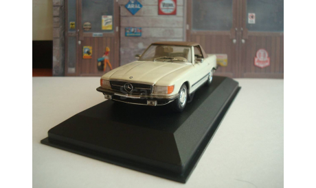 Mercedes - Benz 350 SL Cabriolet soft top closet, масштабная модель, 1:43, 1/43, Minichamps, Mercedes-Benz