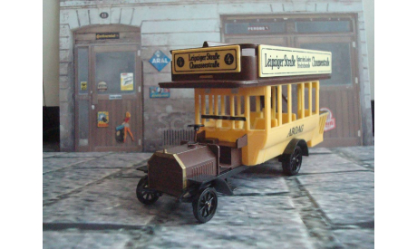 DAIMLER BUS  1911 год, масштабная модель, 1:50, 1/50, VEB - ГДР