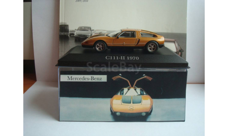 Mercedes - Benz  C 111 - II  1970 год, масштабная модель, 1:43, 1/43, Altaya, Mercedes-Benz