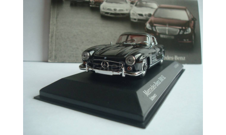 Mercedes - Benz  300 SL Coupe  ’ Gullwing ’  1955 год, масштабная модель, 1:43, 1/43, Minichamps, Mercedes-Benz