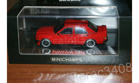 Mercedes Brabus 3.6S 1989 red minichamps, масштабная модель, 1:43, 1/43