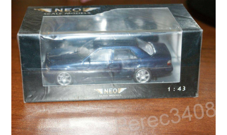 Mercedes-Benz AMG E60 (W124) blue metallic NEO, масштабная модель, 1:43, 1/43, Neo Scale Models