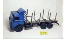 НАДСТРОЙКА ЛЕСОВОЗ МАЗ сталь 3 мм, масштабная модель, scale43