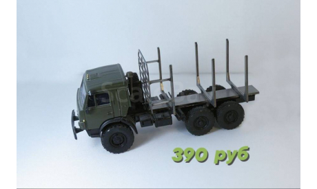 НАДСТРОЙКА ЛЕСОВОЗ КАМАЗ 4310 сталь 3 мм, масштабная модель, scale43