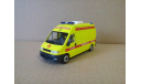 СКОРАЯ МЕДИЦИНСКАЯ ПОМОЩЬ НА БАЗЕ FIAT DUCATO РЕАНИМАЦИЯ, масштабная модель, scale43