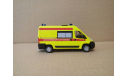 СКОРАЯ МЕДИЦИНСКАЯ ПОМОЩЬ НА БАЗЕ PEUGEOT BOXER РЕАНИМАЦИЯ, масштабная модель, scale43