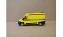 СКОРАЯ МЕДИЦИНСКАЯ ПОМОЩЬ НА БАЗЕ PEUGEOT BOXER РЕАНИМАЦИЯ, масштабная модель, scale43