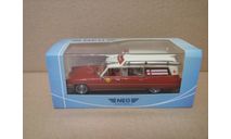 СКОРАЯ МЕДИЦИНСКАЯ ПОМОЩЬ CADILLAC S&S  AMBULANCE FIRE RESCUE, масштабная модель, Neo Scale Models, scale43