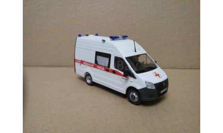 СКОРАЯ МЕДИЦИНСКАЯ ПОМОЩЬ НА БАЗЕ GAZEL NEXT, масштабная модель, scale43, ГАЗ