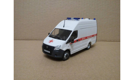 СКОРАЯ МЕДИЦИНСКАЯ ПОМОЩЬ НА БАЗЕ GAZEL NEXT, масштабная модель, scale43, ГАЗ