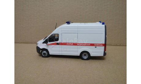 СКОРАЯ МЕДИЦИНСКАЯ ПОМОЩЬ НА БАЗЕ GAZEL NEXT, масштабная модель, scale43, ГАЗ