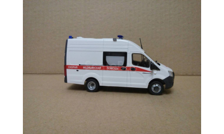 СКОРАЯ МЕДИЦИНСКАЯ ПОМОЩЬ НА БАЗЕ GAZEL NEXT, масштабная модель, scale43, ГАЗ