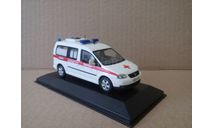 СКОРАЯ МЕДИЦИНСКАЯ ПОМОЩЬ НА БАЗЕ VOLKSWAGEN CADDY MAXI, масштабная модель, 1:43, 1/43