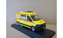 СКОРАЯ МЕДИЦИНСКАЯ ПОМОЩЬ НА БАЗЕ VOLKSWAGEN CRAFTER РЕАНИМАЦИЯ, масштабная модель, 1:43, 1/43