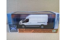 FORD TRANSIT JUMBO 2017 WHITE (ВЫСОКАЯ КРЫША), масштабная модель, Greenlight Collectibles, scale43