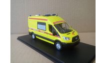 СКОРАЯ МЕДИЦИНСКАЯ ПОМОЩЬ НА БАЗЕ FORD TRANSIT РЕАНИМАЦИЯ, масштабная модель, scale43